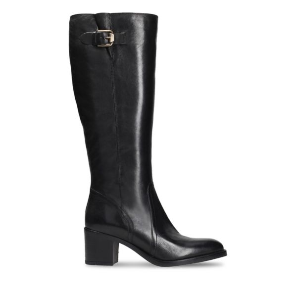 Clarks Womens Mascarpone Ela Knee High Boots Black | UK-2875314 - Click Image to Close